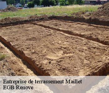 Entreprise de terrassement maillet-36340 EGB Renove