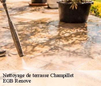Nettoyage de terrasse  champillet-36160 EGB Renove