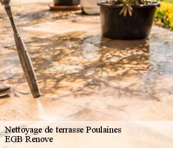 Nettoyage de terrasse  poulaines-36210 EGB Renove