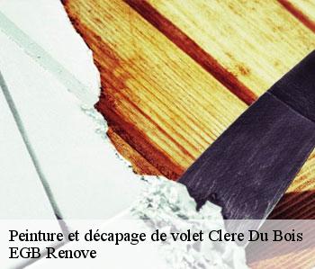 Peinture et décapage de volet  clere-du-bois-36700 EGB Renove