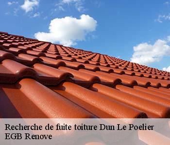 Recherche de fuite toiture  dun-le-poelier-36210 EGB Renove